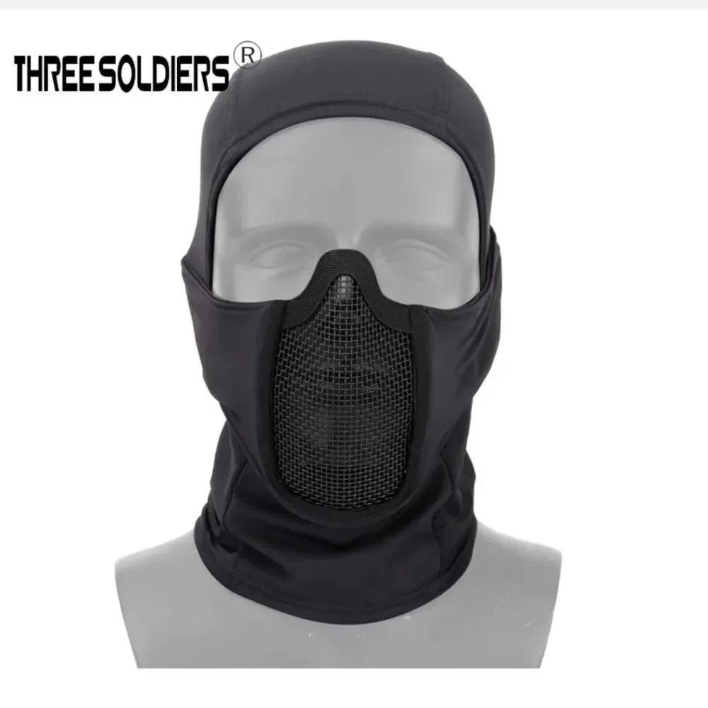 Balaclava Airsoft Mesh Mask Full Face Protection Hood for Cs War Game Hunting US